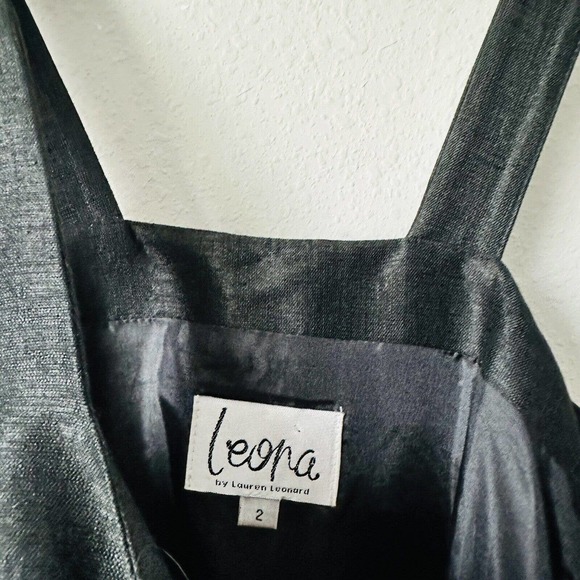 Leona Button Front Rainbow Tweed Knit Dress - Picture 3 of 4